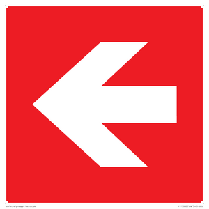 Left arrow (white on red background)